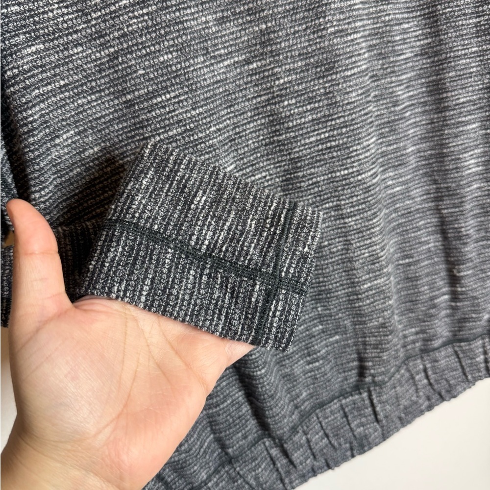 LULULEMON Healthy Heart Coco Pique Black Cowl Neck Pullover - Picture 5 of 6